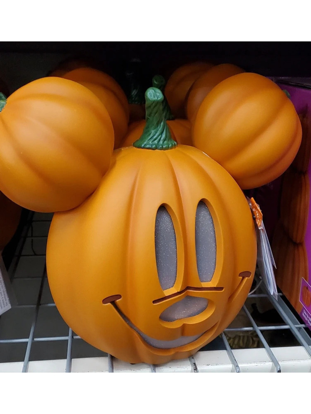 Disney Mickey Mouse Light-Up Halloween Pumpkin Decor